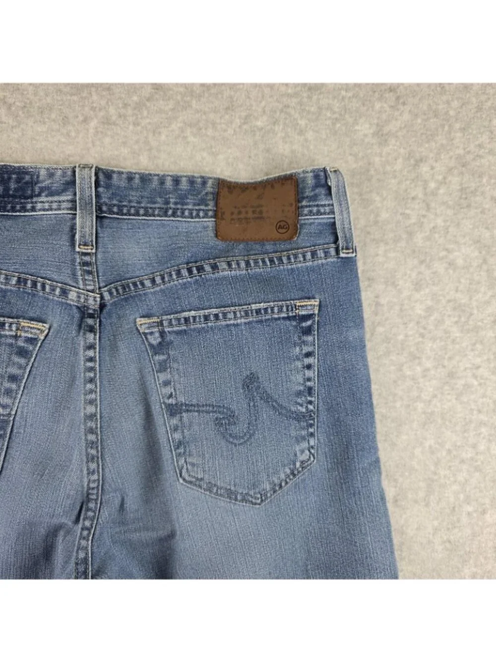 AG Adriano Goldschmied Everett Jeans Mens 32x29 Slim Straight Light Wash Denim